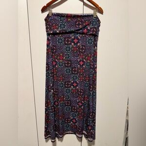LuLaRoe Multicolor maxi skirt